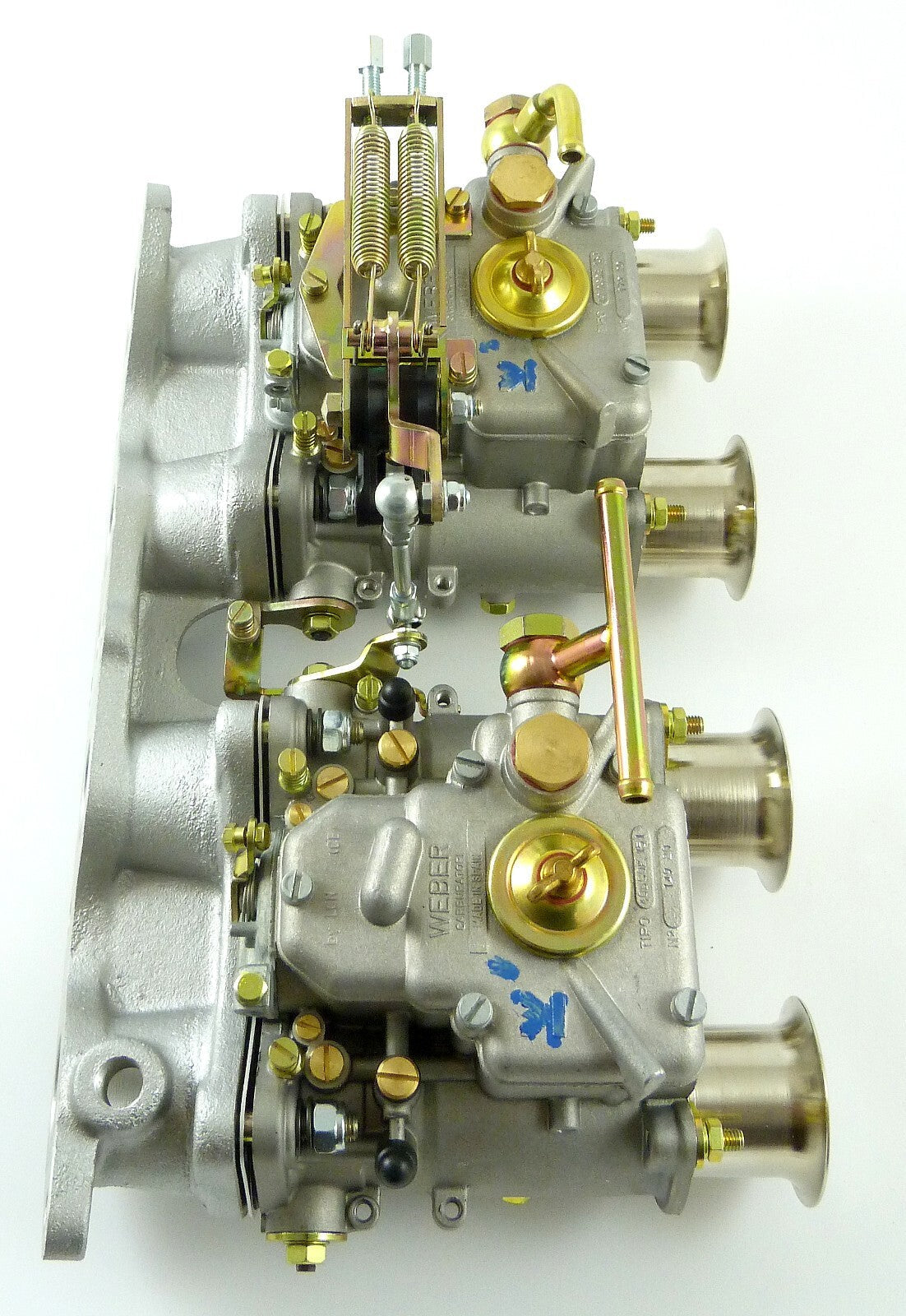 FORD 1600 CVH ESCORT.KITCAR WEBER 40 DCOEx2 CARB/CARBURETTOR KIT ASSEMBLED £1457