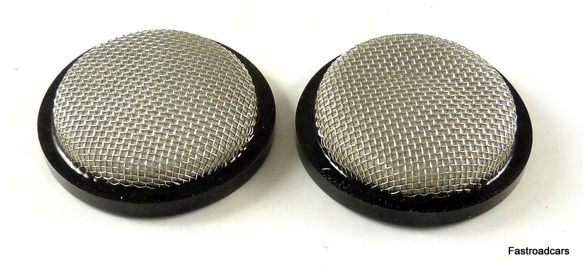 WEBER 45 DCOE RAMPIPE/AIRHORN GAUZE COVERS pair TAILOR FIT REVISED DESIGN