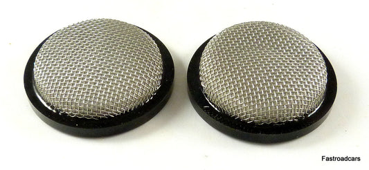 WEBER 40 DCOE RAMPIPE/AIRHORN GAUZE COVERS pair TAILOR FIT REVISED DESIGN