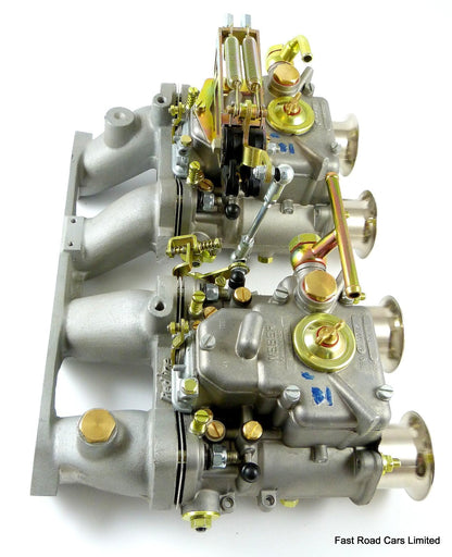 SUNBEAM ALPINE GENUINE WEBER 40 DCOE CARBURETTOR KIT READY ASSEMBLED £1567