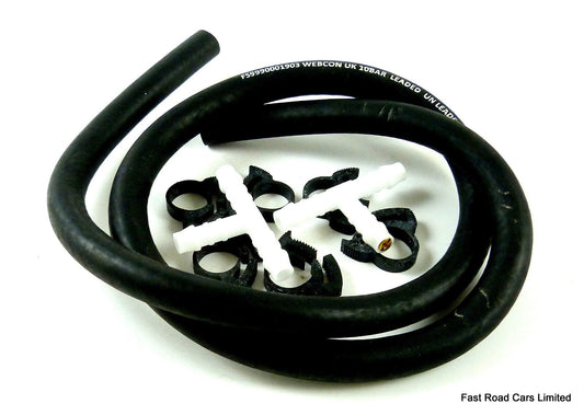 HOT START FUEL PRESSURE RELIEF KIT 8MM INTERNAL PIPE SIZE WITH INSTRUCTIONS