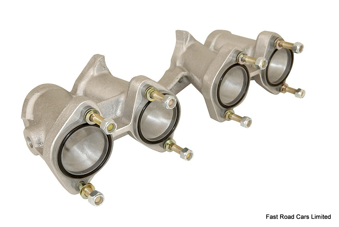VOLVO B18/20 WEBER 48 DCO/SP x2 CARBURETTOR NOS INLET MANIFOLD MANGOLETSI LHD