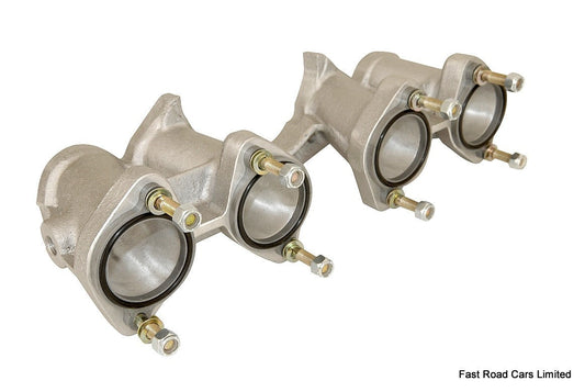 VOLVO B18/20 WEBER 48 DCO/SP x2 CARBURETTOR NOS INLET MANIFOLD MANGOLETSI LHD