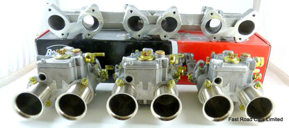 AUSTIN HEALEY 3000 WEBER 45 DCOE CARBURETTOR KIT GENUINE ASSEMBLED ONE ONLY NEW