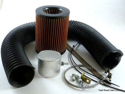 PERFORMANCE COLD AIR KIT UNIVERSAL 60mm INTERNAL PIPE BORE NOS LOW PRICE £49.97