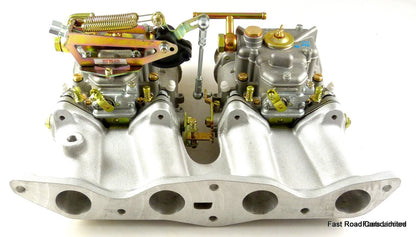 FORD 1300 X/FLOW ESCORT.CAPRI.KITCAR.WEBER 40 DCOE x2 CARB/CARBURETTOR KIT £1397
