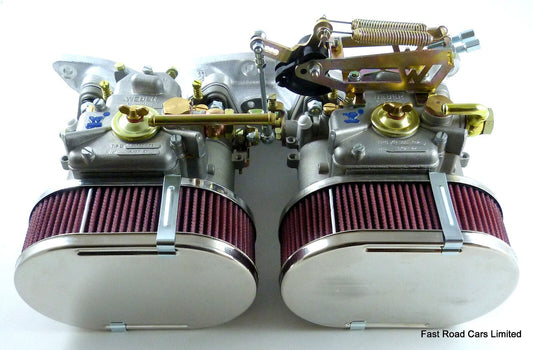 FORD 2.0/2.1 OHC PINTO WEBER TWIN 45 DCOE CARB KIT 26mm RAMPIPES & 64mm FILTERS