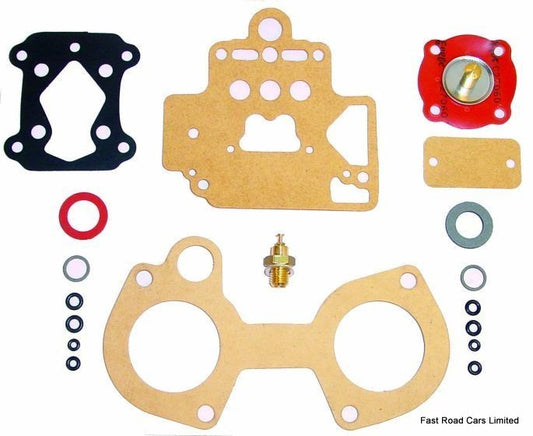DELLORTO 40 DHLA SERVICE KIT WITH ANTI SURGE GASKET & 150 NEEDLE VALVE