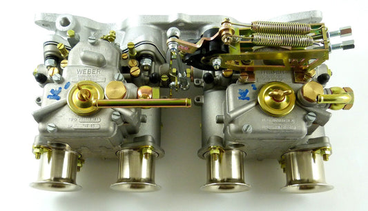 FORD 1600 CVH ESCORT.KITCAR WEBER 40 DCOEx2 CARB/CARBURETTOR KIT ASSEMBLED £1457
