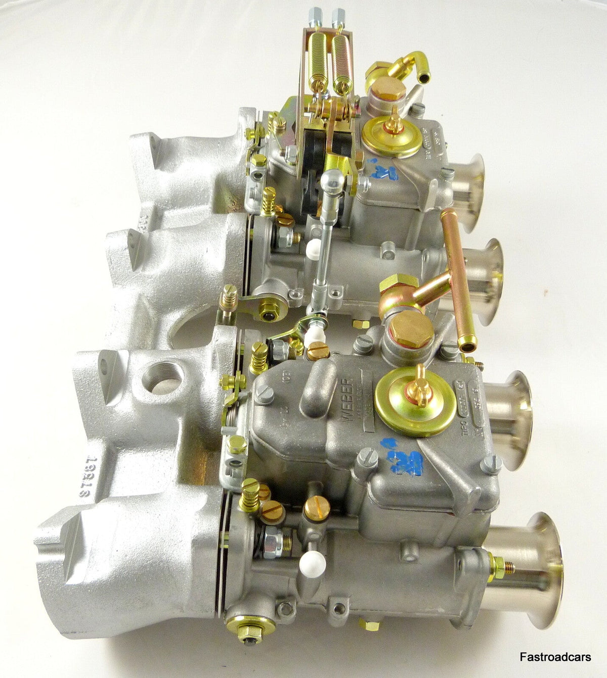 WEBER TWIN 40 DCOE CARBURETTOR KIT BMW 316/318 e21/e30 M10 ASSEMBLED AS SHOWN