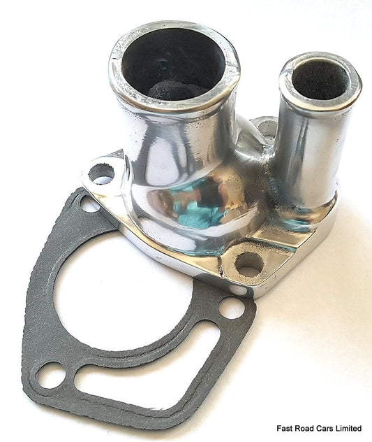 JAGUAR E TYPE 4.2 S3 THERMOSTAT HOUSING FOR USE WITH WEBER 45 DCOE CONVERSION