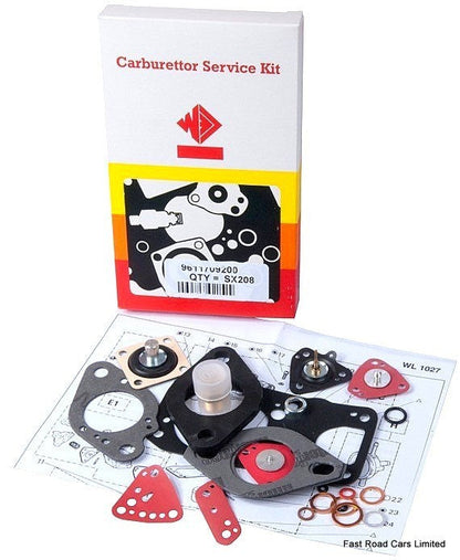 RENAULT 5 GT TURBO +9+11+18 FUEGO SOLEX 32 DIS CARB/CARBURETTOR SERVICE KIT