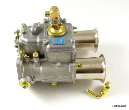 WEBER 45 DCOE TYPE 9 CARBURETTOR x3 TRIPLE GENUINE NEW FACTORY SPEC & FUEL UNION