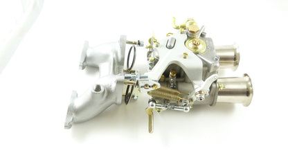 MINI/METRO 1275cc WEBER 45 DCOE CARBURETTOR SHORT MANIFOLD & LINKAGE 60mm RAMS
