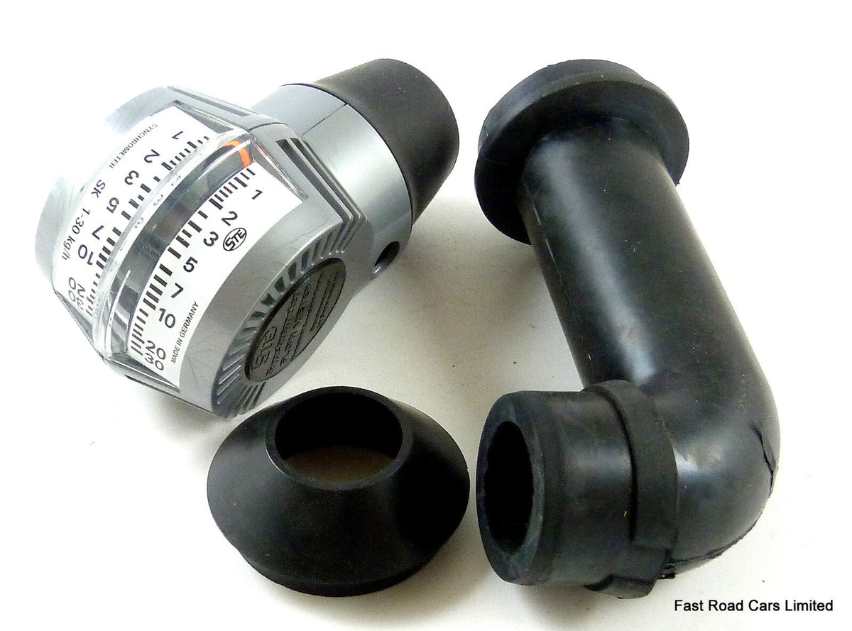 CARBURETTOR AIR VOLUME SYNCHROMETER WEBER 45 DCOE + ADAPTORS.