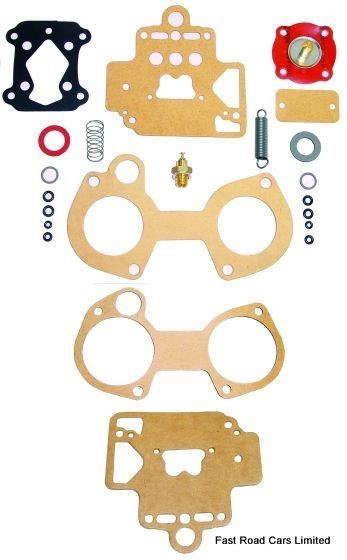 DELLORTO 45 DHLA SERVICE KIT WITH ANTI SURGE GASKET & 170 NEEDLE VALVE & SPRINGS