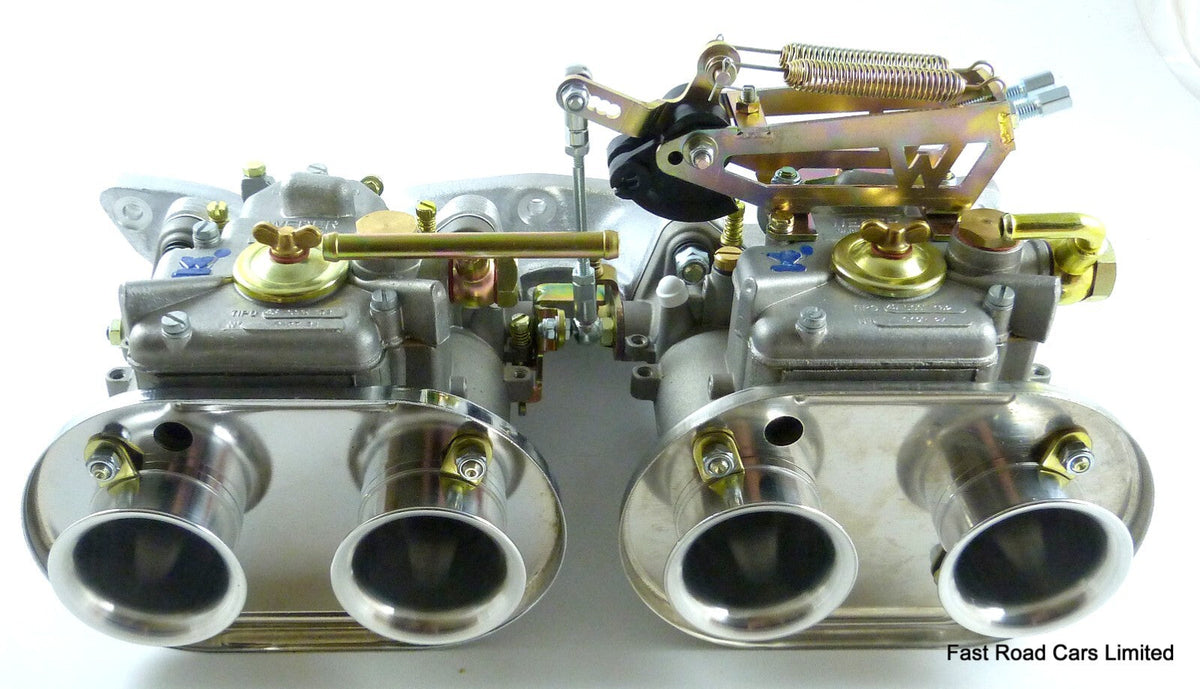 FORD 2.0/2.1 OHC PINTO WEBER TWIN 45 DCOE CARB KIT 26mm RAMPIPES & 64mm FILTERS