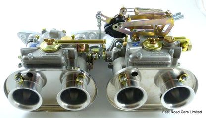 FORD 2.0/2.1 OHC PINTO WEBER TWIN 45 DCOE CARB KIT 26mm RAMPIPES & 64mm FILTERS
