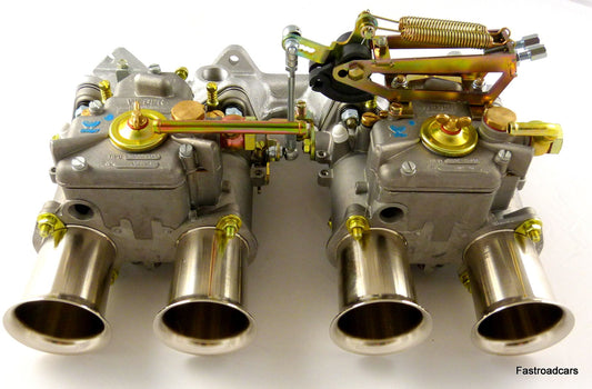 NEW GENUINE WEBER TWIN 45 DCOE CARBURETTOR KIT BMW 2002 ASSEMBLED £1397.00