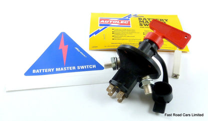 FIA AUTOLEC GENUINE  BATTERY MASTER CUT OUT SWITCH NEW WITH DIODE & DUST COVER