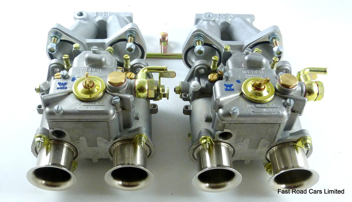 FORD 1500 PRE X/FLOW CORTINA ANGLIA.KITCAR.WEBER 40 DCOE x2 CARB KIT NEW GENUINE