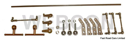 JAGUAR E TYPE 3.8/4.2 INLET MANIFOLD & LINKAGE TO FIT 3x WEBER 45 DCOE 152 CARBS