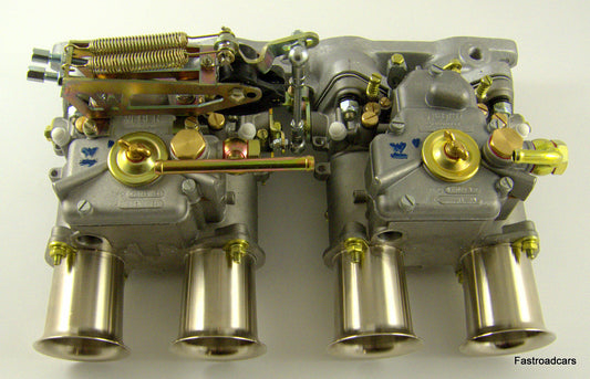 FORD 1600/1700 X/FLOW ESCORT.CAPRI.KITCAR.WEBER 45 DCOE x2 CARB/CARBURETTOR KIT