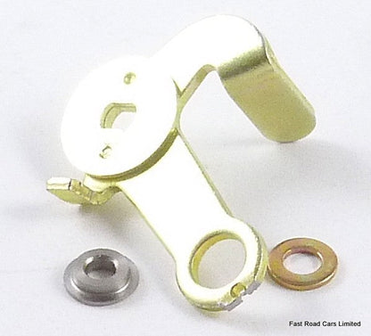 WEBER 40/45 DCOE CARB THROTTLE LEVER LOTUS TYPE NEW WITH INSERT FOR ROD FITMENT