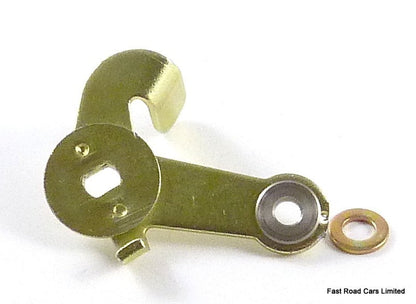 WEBER 40/45 DCOE CARB THROTTLE LEVER LOTUS TYPE NEW WITH INSERT FOR ROD FITMENT