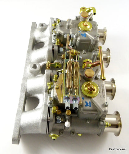FORD 1600 X/FLOW ESCORT.CAPRI.KITCAR.WEBER 40 DCOE x2 CARB/CARBURETTOR KIT £1327
