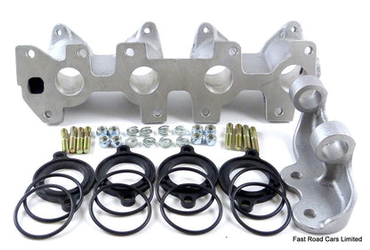 VAUXHALL NOVA 1.6 GTE OPEL CORSA A GSi MANIFOLD ROUND PORT WEBER 40 DCOE x2 NOS