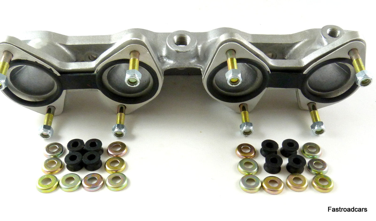 FORD 1600 X/FLOW INLET MANIFOLD SHORT  WEBER 45 DCOE x2
