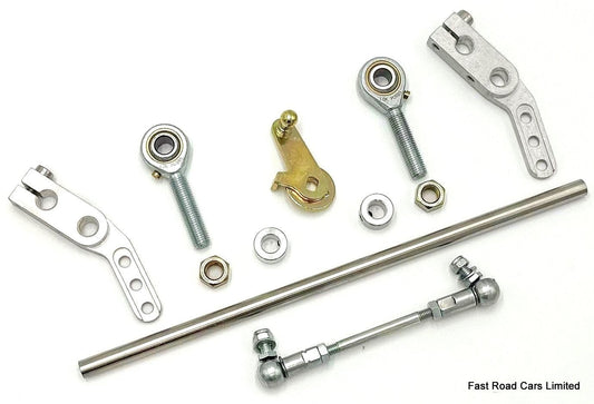 WEBER DCOE SINGLE CARBURETTOR ROD THROTTLE LINKAGE UNIVERSAL UK MADE