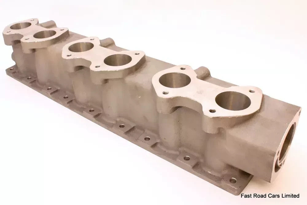 JAGUAR E TYPE 3.8/4.2 INLET MANIFOLD & LINKAGE TO FIT 3x WEBER 45 DCOE 152 CARBS