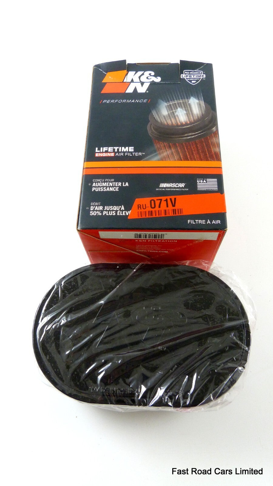 K&N AIR FILTER WEBER 34 ICH.ICT 52mm NECK CLAMP FIT VW.SAAB. RU-071V