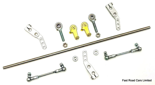 WEBER TWIN DCOE CARBURETTOR ROD THROTTLE LINKAGE UNIVERSAL UK MADE