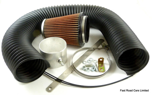 WEBER/SOLEX/ZENITH SU COLD AIR KIT UNIVERSAL ALPHA 90mm INTERNAL PIPE BORE NOS