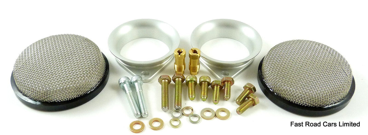 FORD 2.0/2.1 OHC GROUP 1 SETTINGS +  16mm GAUZES WEBER 44 IDF CARB KIT GENUINE