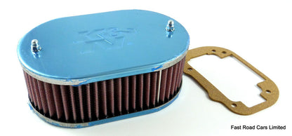 K&N AIR FILTER 56-9070 WEBER DGV.DGAV.DGAS.DGMS 182mm x 120mm x 63mm