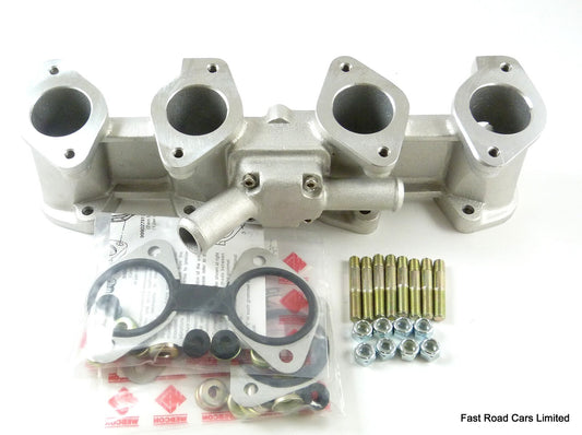 BMW 2002 WEBER 40 DCOE x2  NEW INLET MANIFOLD WITH FIT KIT & WATER UNIT REDLINE