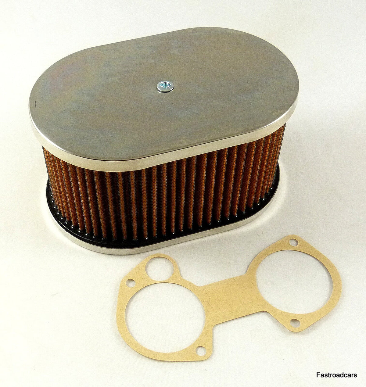 WEBER 48 DCO/SP CARBURETTOR SINGLE/TWIN SMALL OVAL 97mm DEPTH ALPHA AIR FILTER